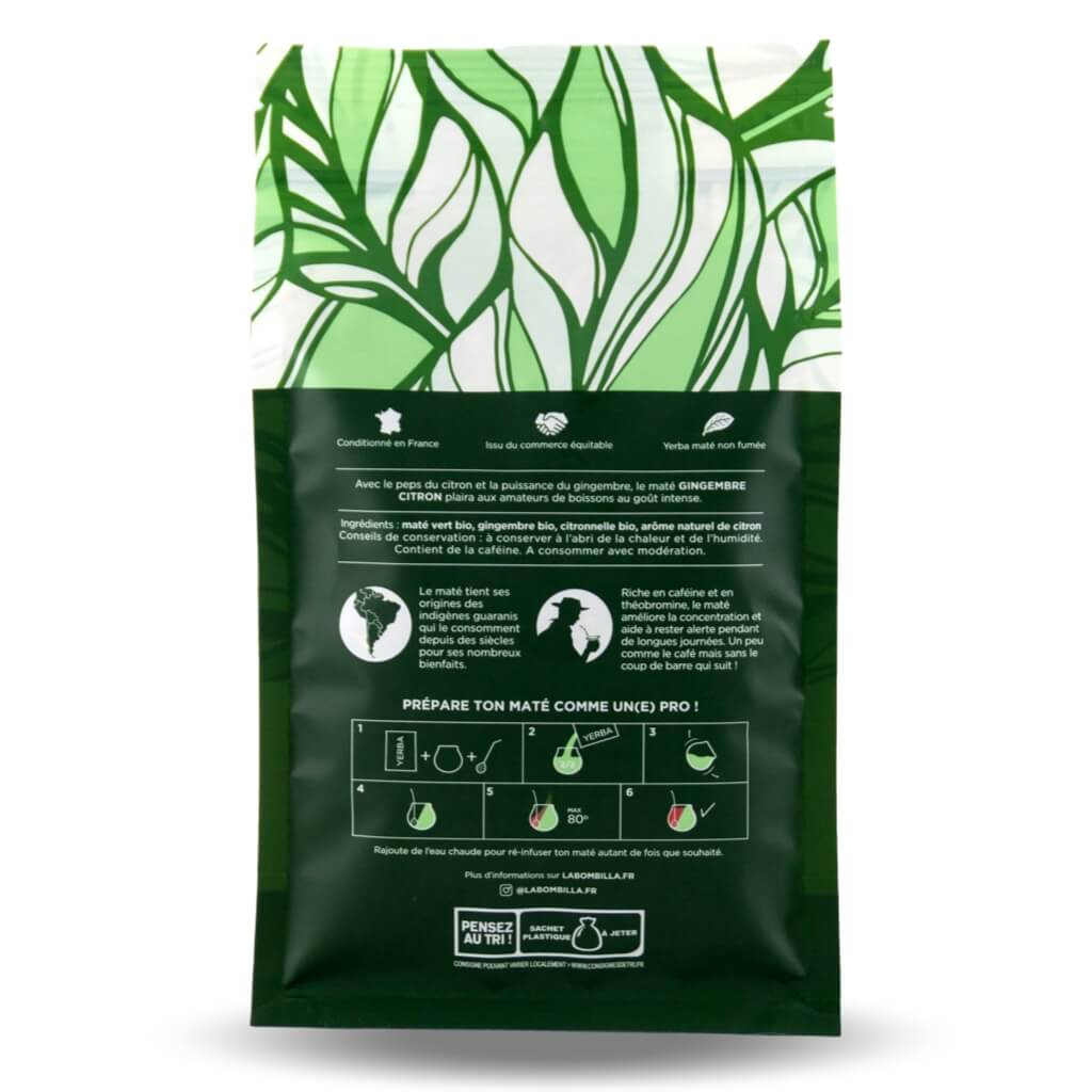 Maté Gingembre-Citron Bio