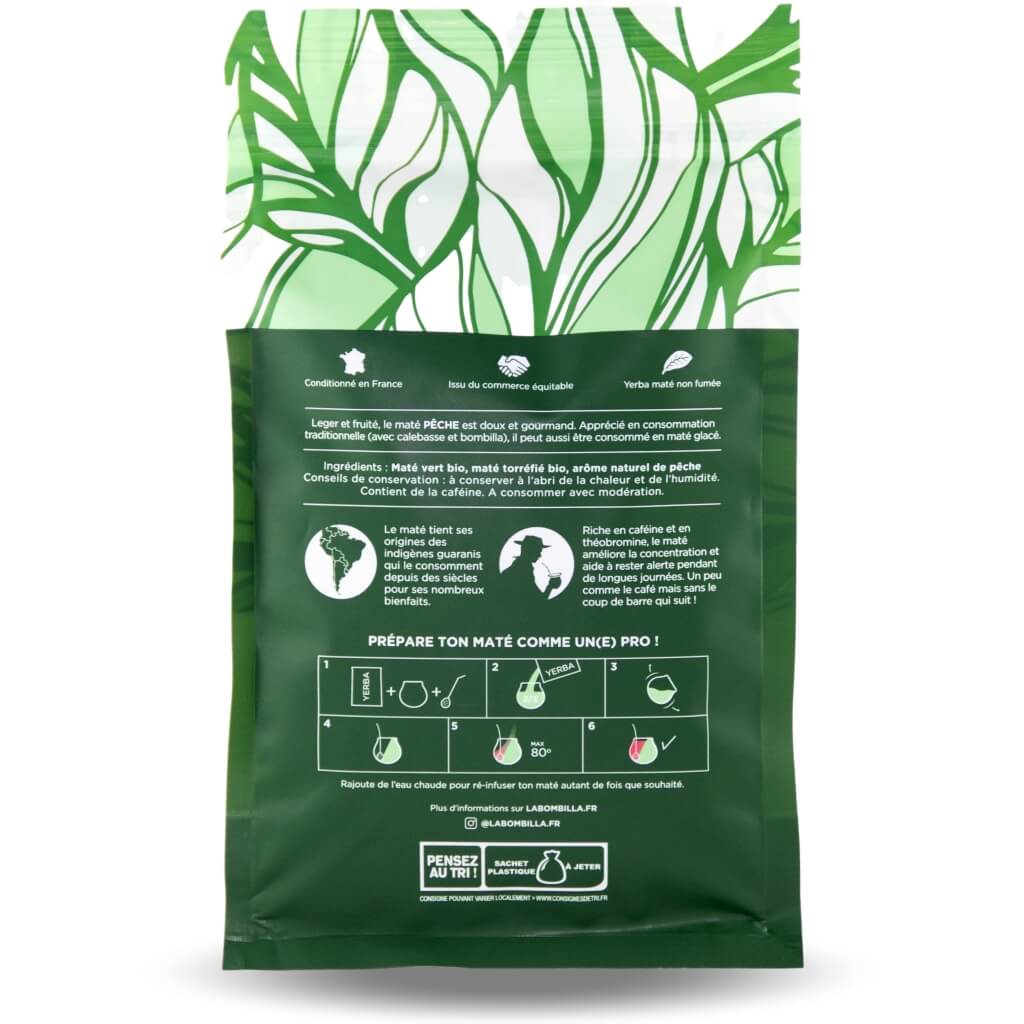 Maté Pêche Bio